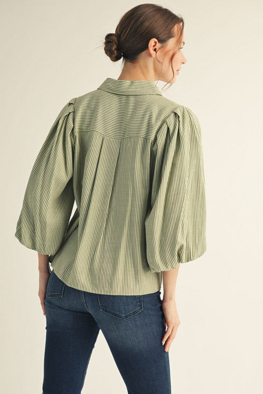Paris Puff Sleeve Blouse