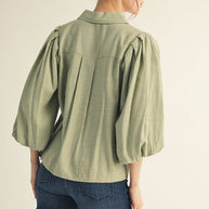 Paris Puff Sleeve Blouse