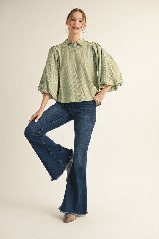 Paris Puff Sleeve Blouse