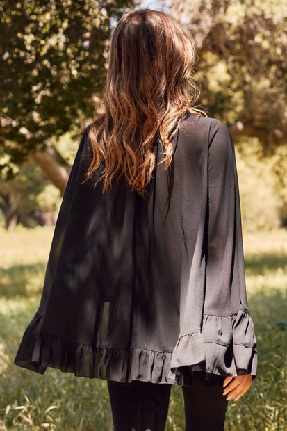 Chiffon Ruffled Blouse