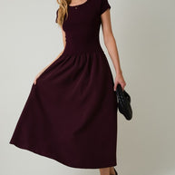 Wine Down Dress
