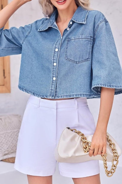 The Rosie Denim Top