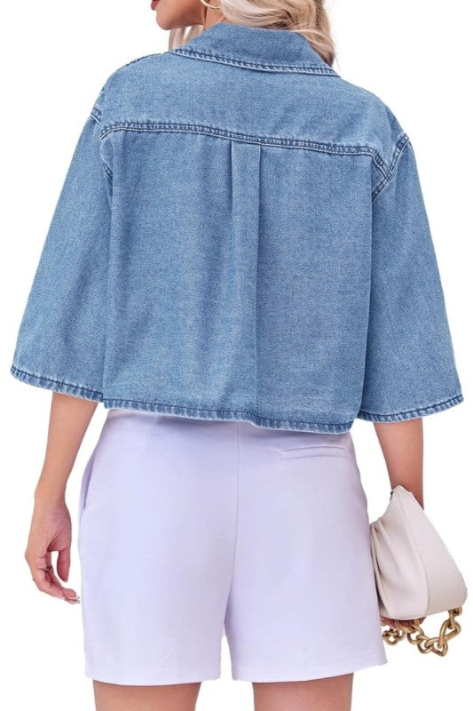 The Rosie Denim Top