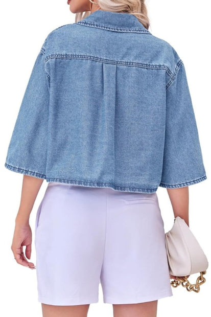 The Rosie Denim Top