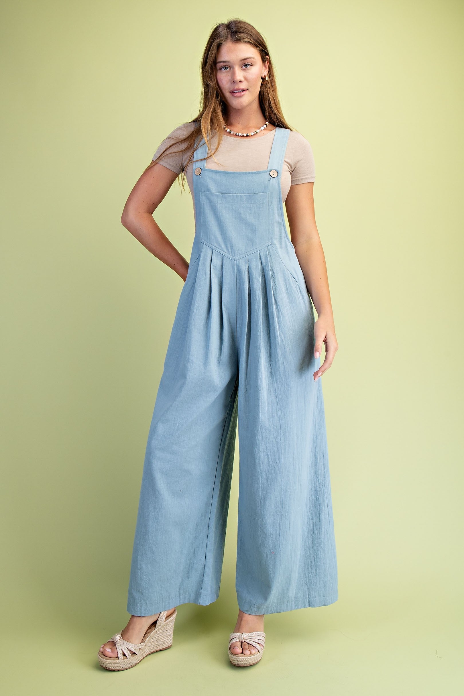 Pintuck Overall