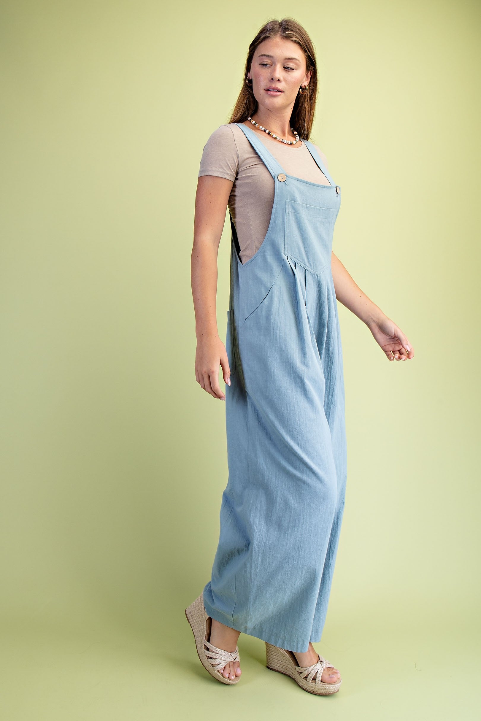 Pintuck Overall