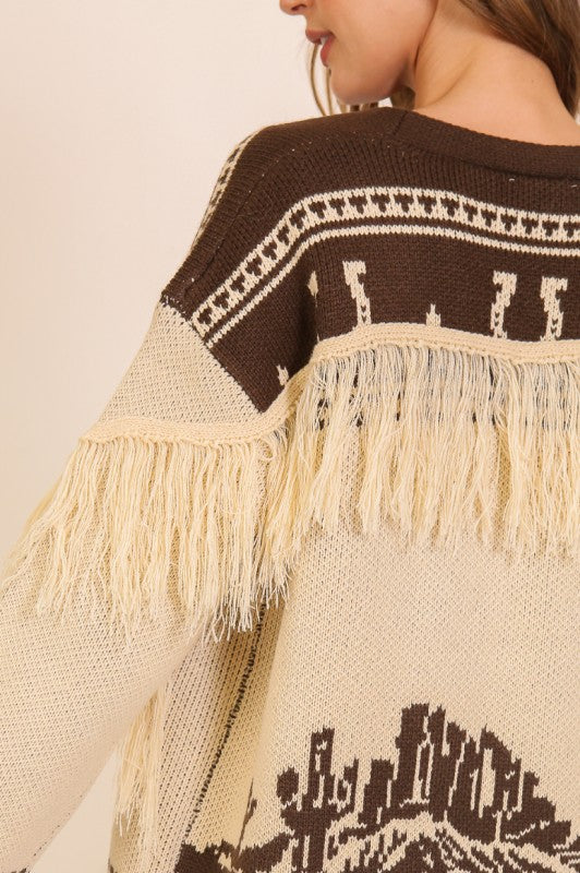 Western Vibe Sweater