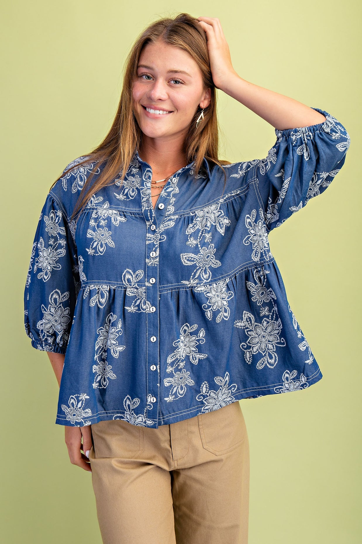 The Jeany Baby Blouse