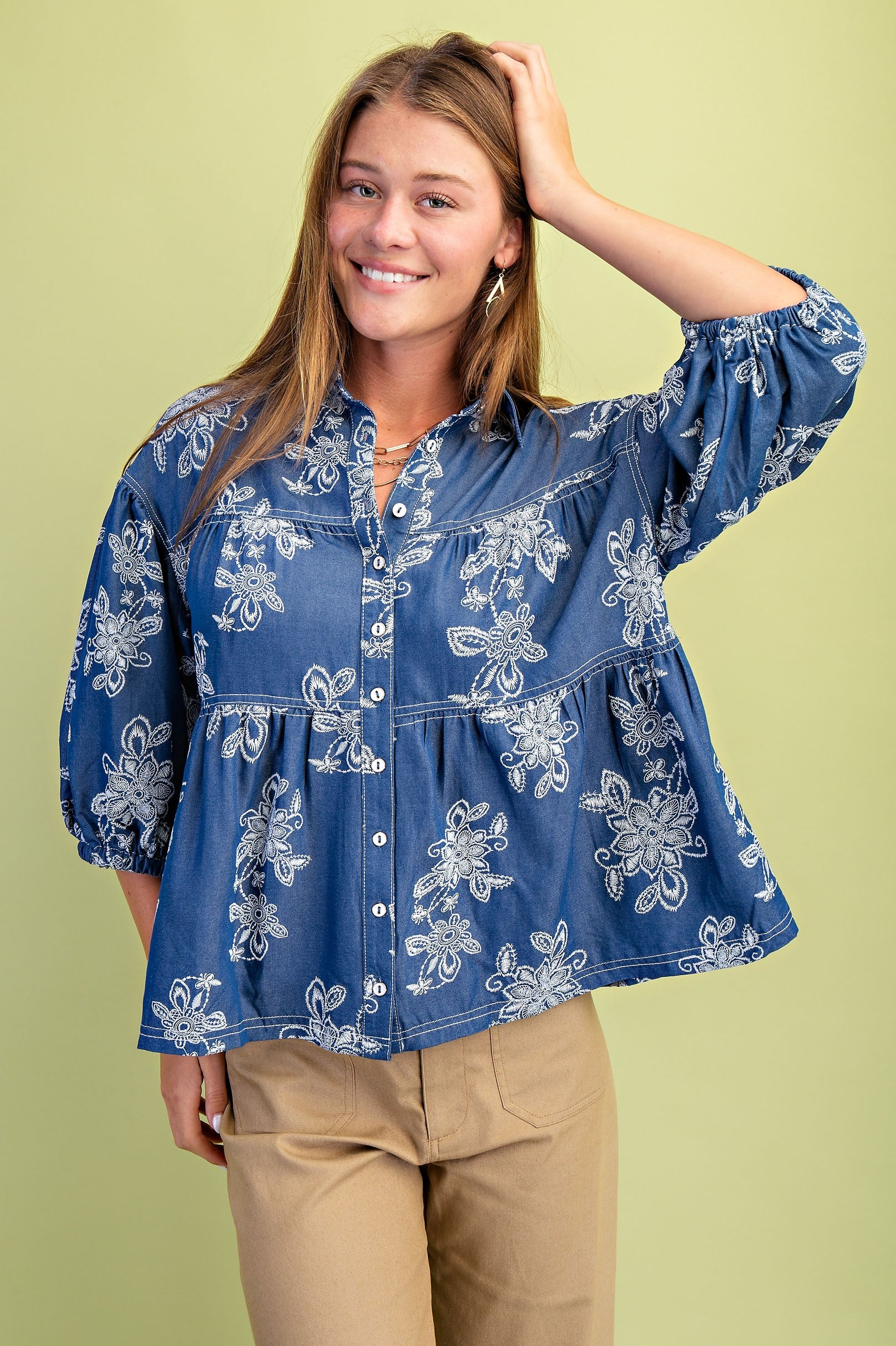 The Jeany Baby Blouse