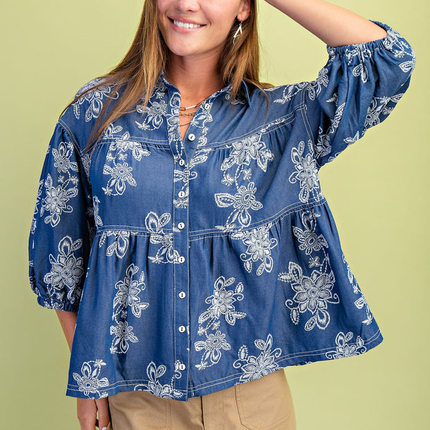 The Jeany Baby Blouse