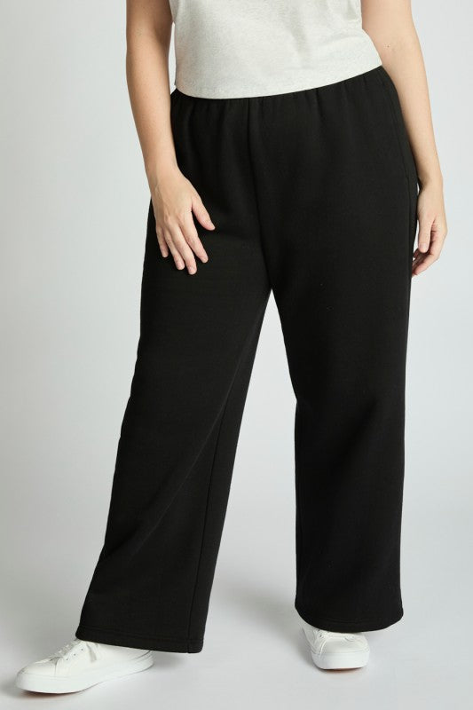 Fleece Straight Leg Pants