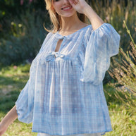 Curvy Picnkey Blouse