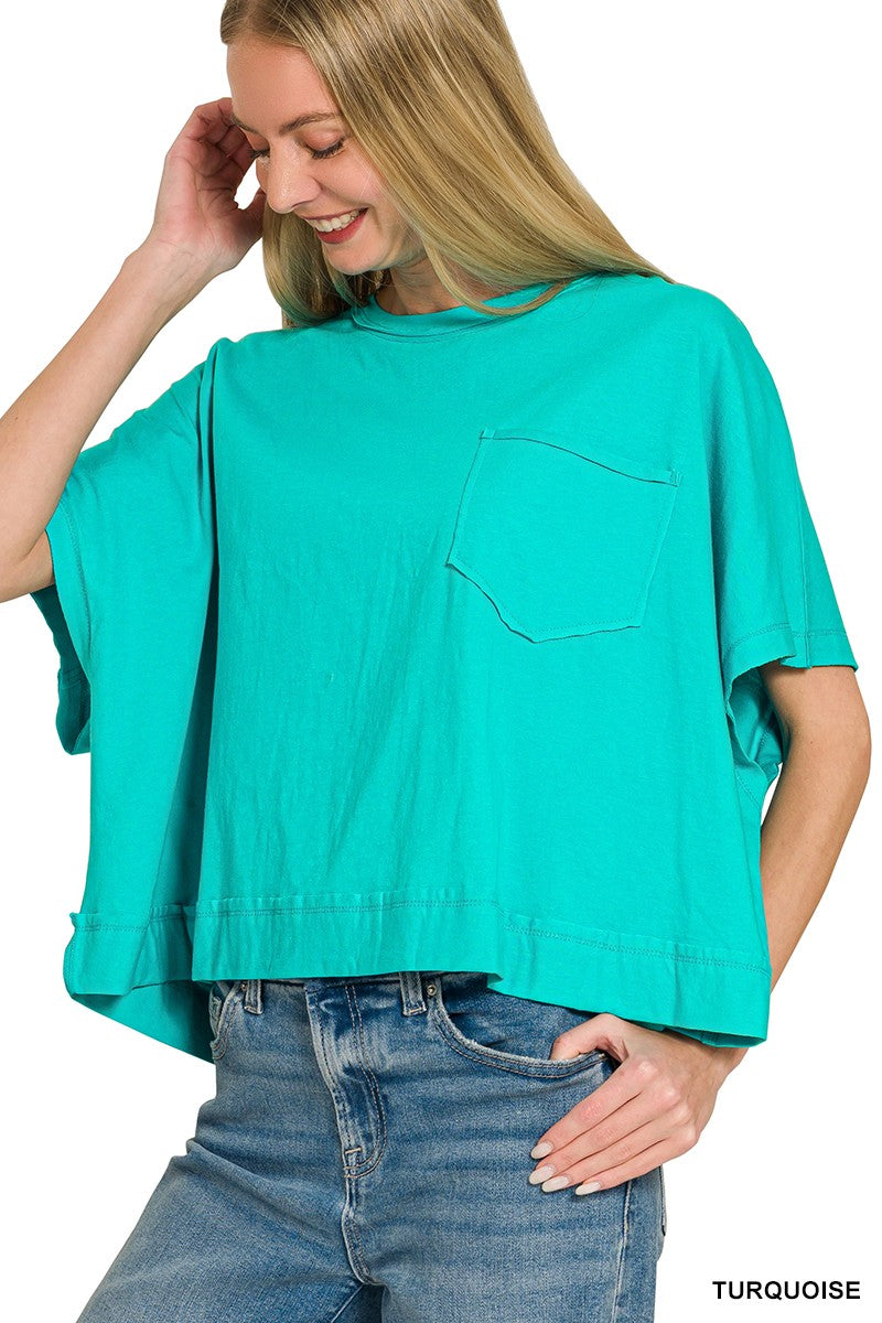 Exposed Seam Boxy Top