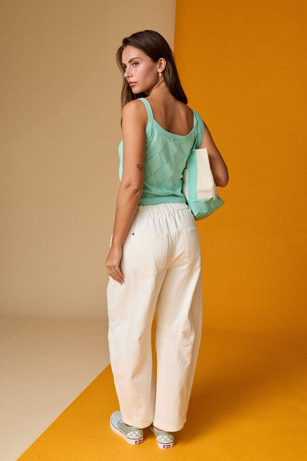 Diamanta Stitch Tank Top