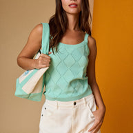 Diamanta Stitch Tank Top