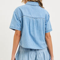 The Jen Denim Top