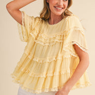 Sunbeam Ruffle Blouse