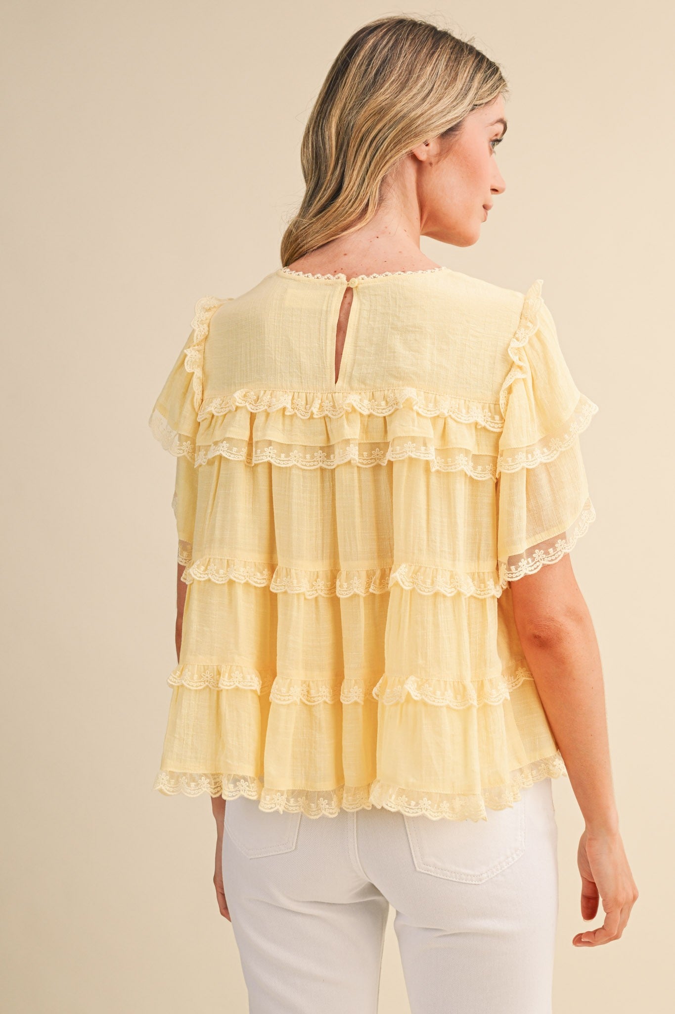 Sunbeam Ruffle Blouse