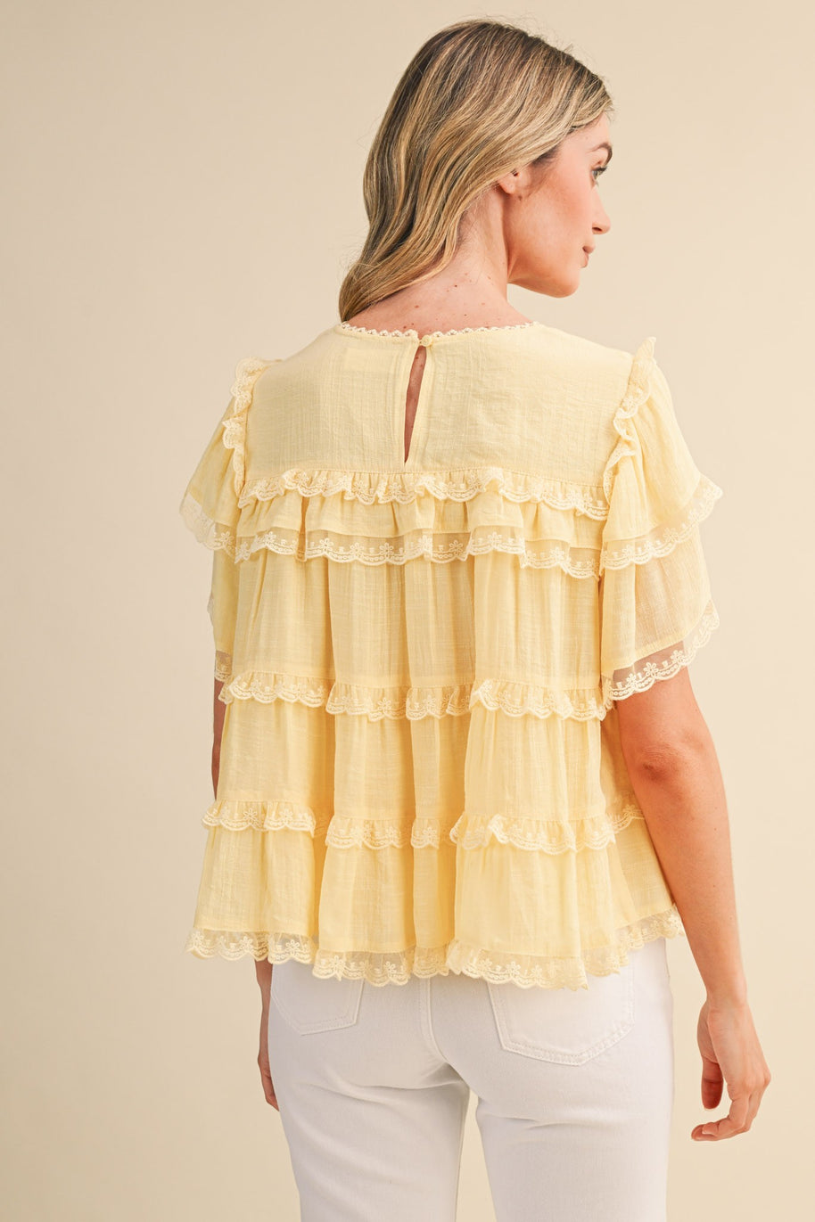 Sunbeam Ruffle Blouse