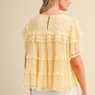 Sunbeam Ruffle Blouse