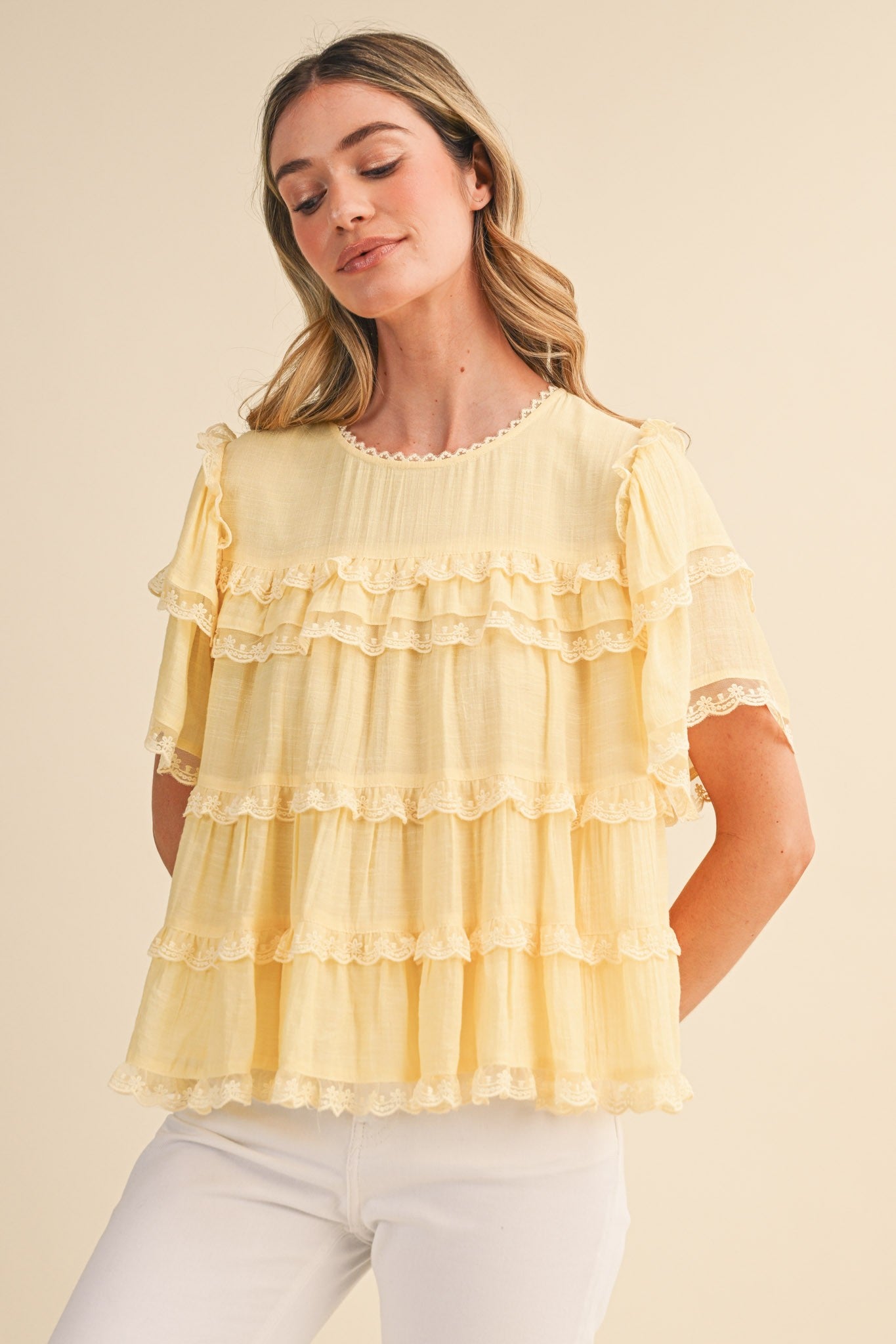 Sunbeam Ruffle Blouse