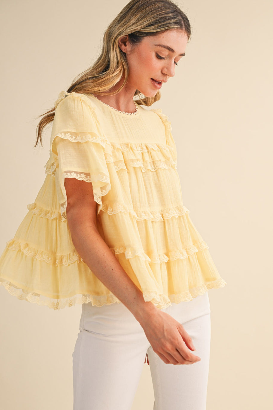 Sunbeam Ruffle Blouse