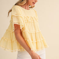 Sunbeam Ruffle Blouse