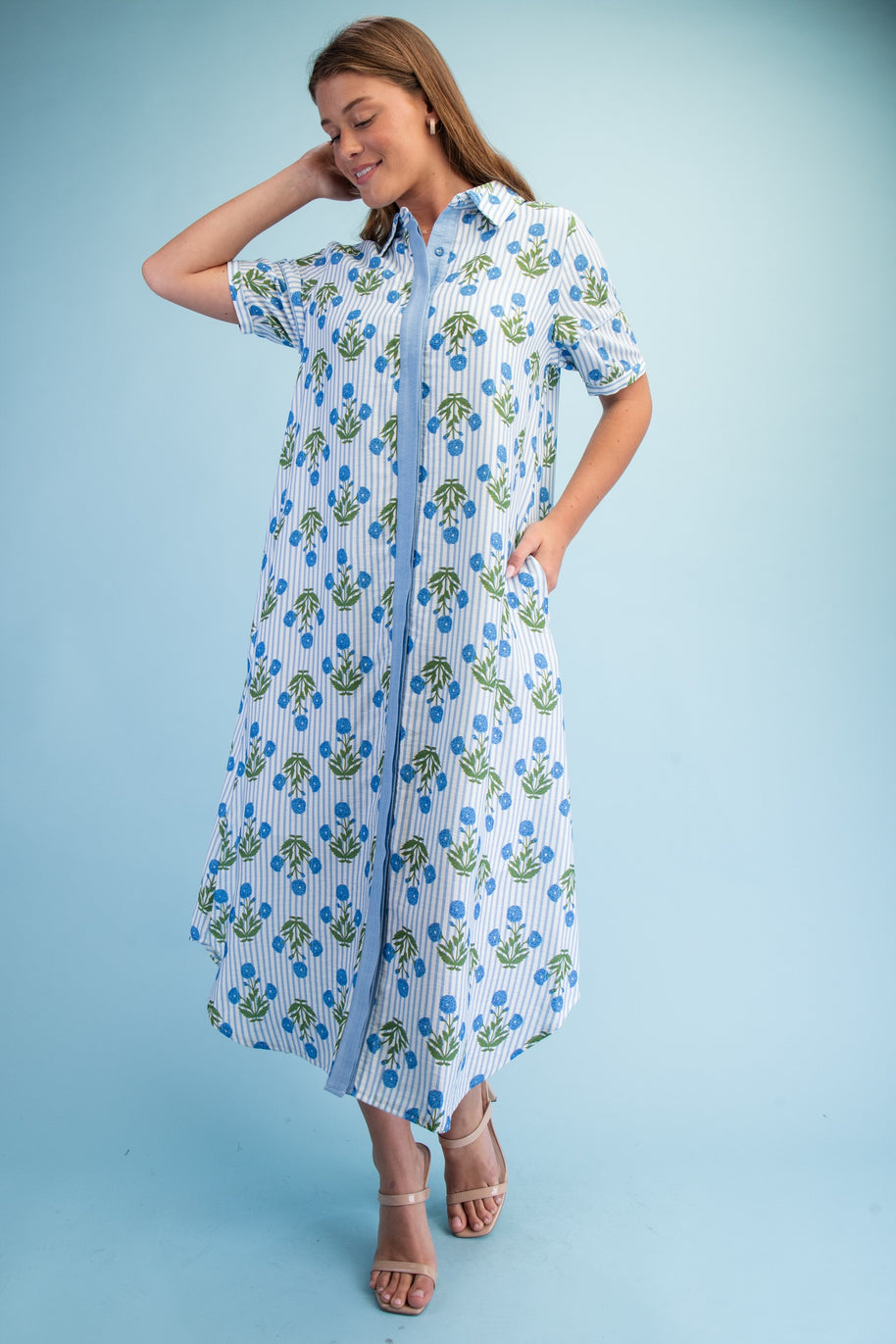 Elise Floral Maxi Dress