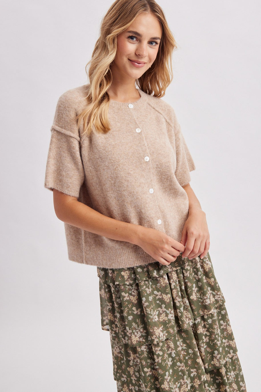 Fawn Cardigan Sweater