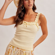 Rita Ruffle Tank