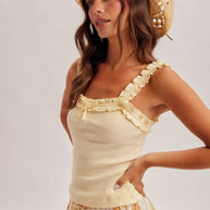 Rita Ruffle Tank