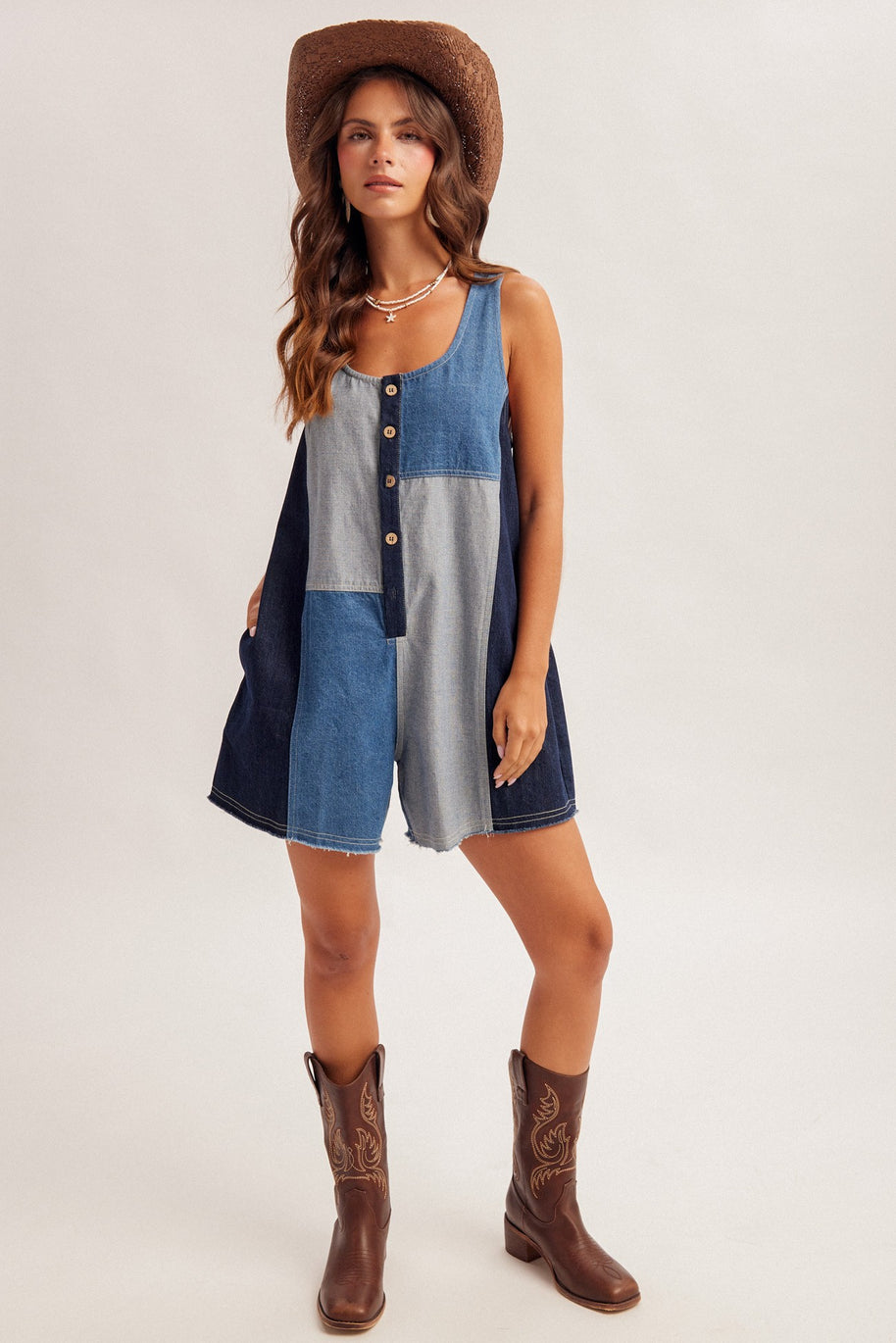 Dakota Denim Romper