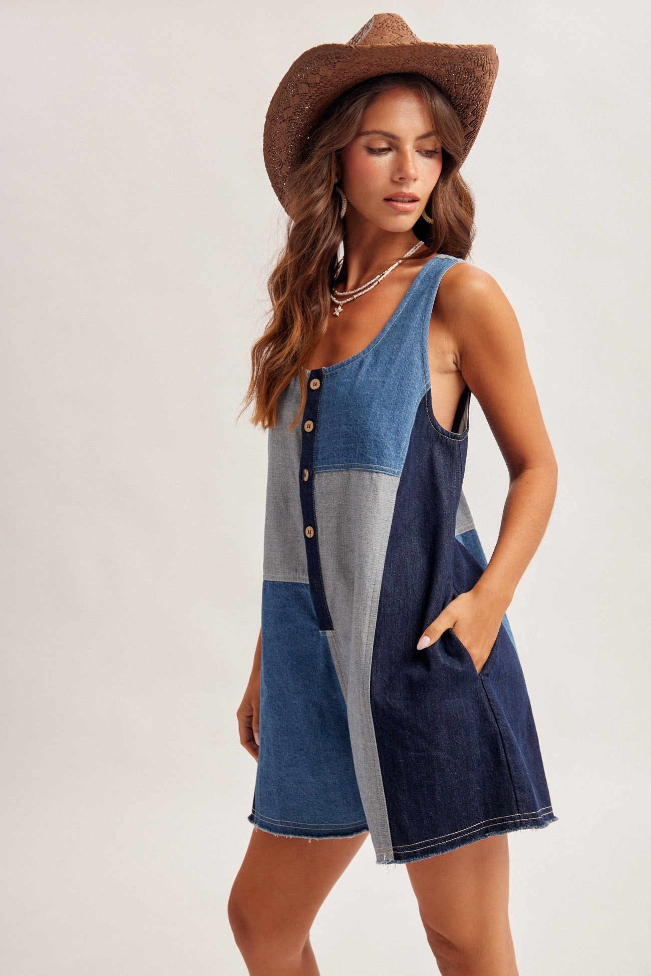 Dakota Denim Romper