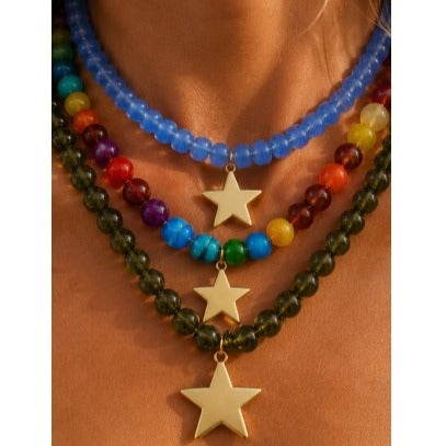 Vibrant Star Necklace