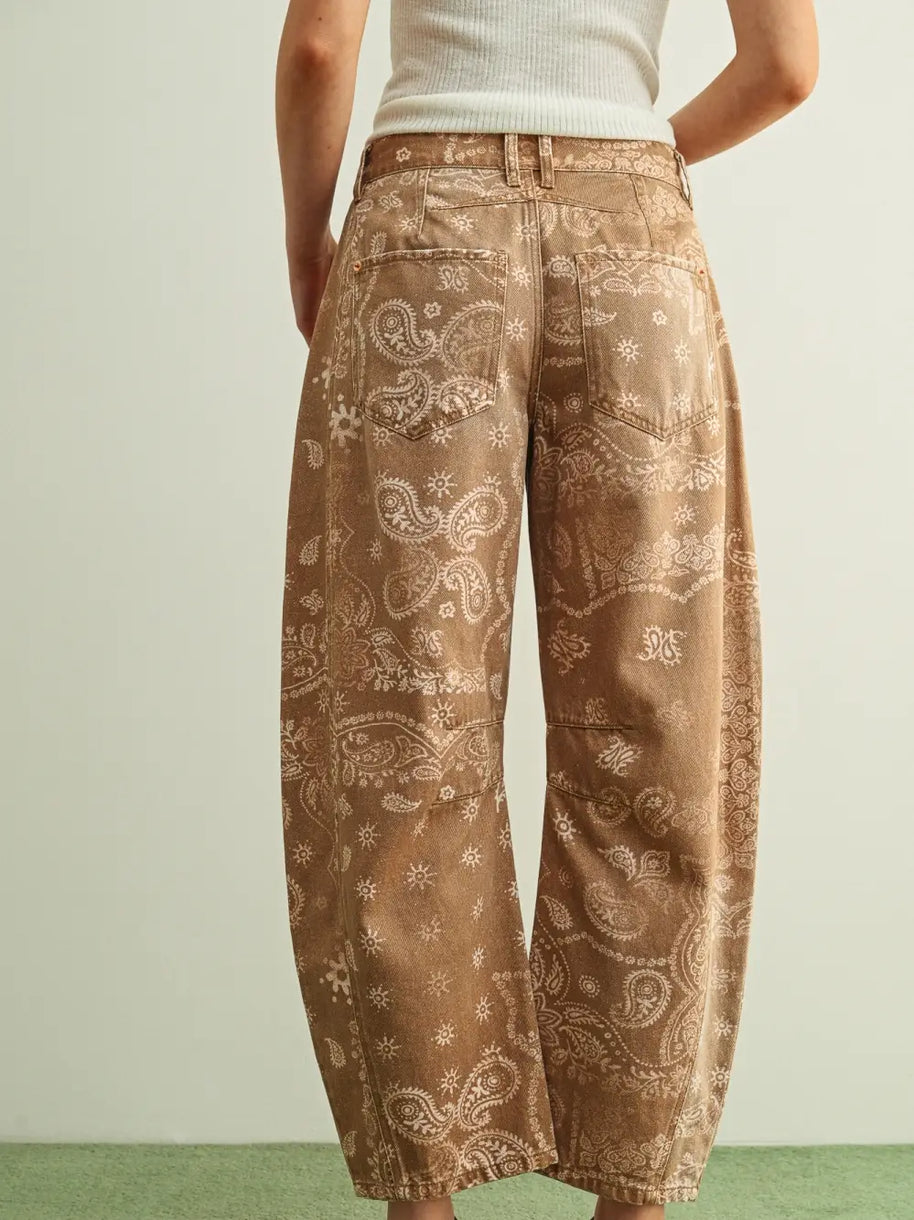 Paisley Print Pant