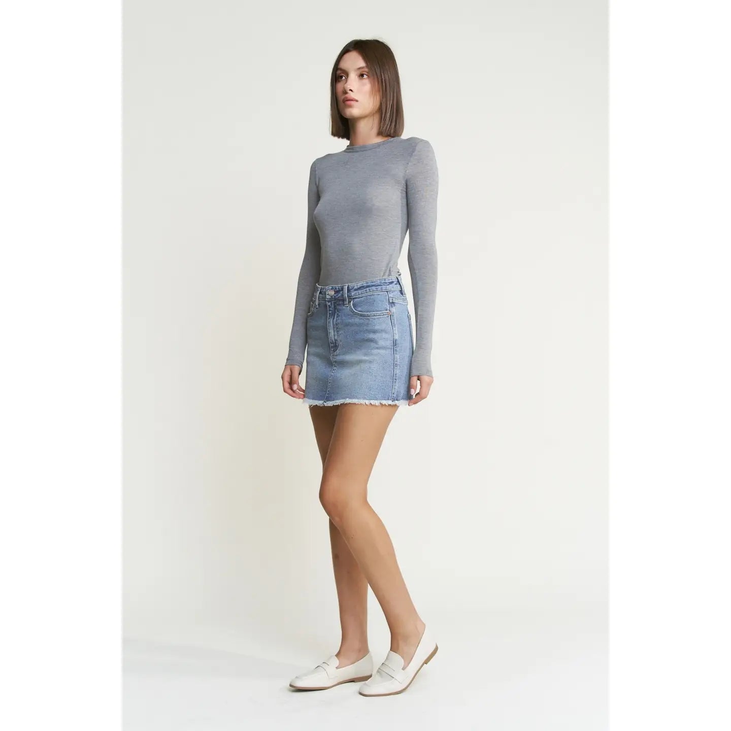 Simply Mini Denim Skirt