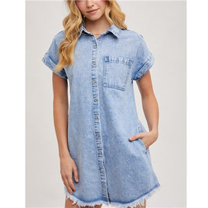 The Strike Out Denim Dresss