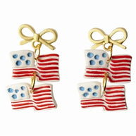 Sweet Liberty Flag Earrings