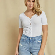 Wavelet Denim Shorts
