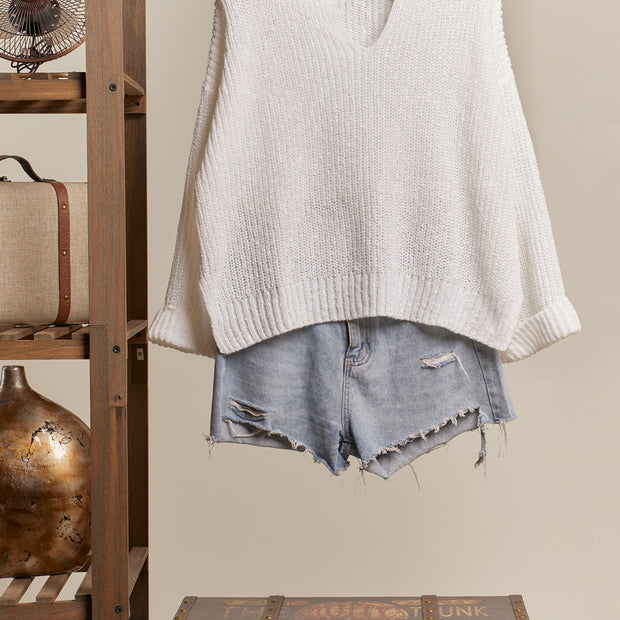 Cream Puff Sweater
