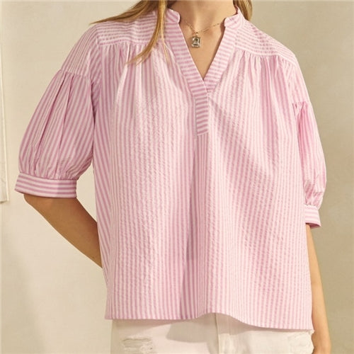 Shannon Striped Blouse