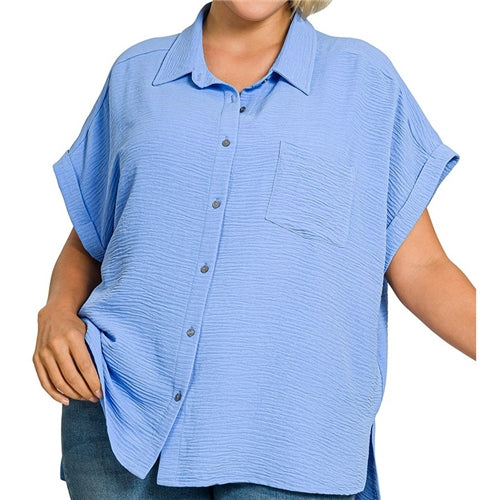 Curvy Brenna Blouse