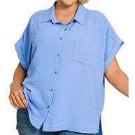 Curvy Brenna Blouse