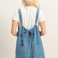 The Dolly Denim Romper