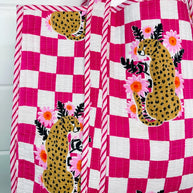Quilted Jaguar Tote Bag