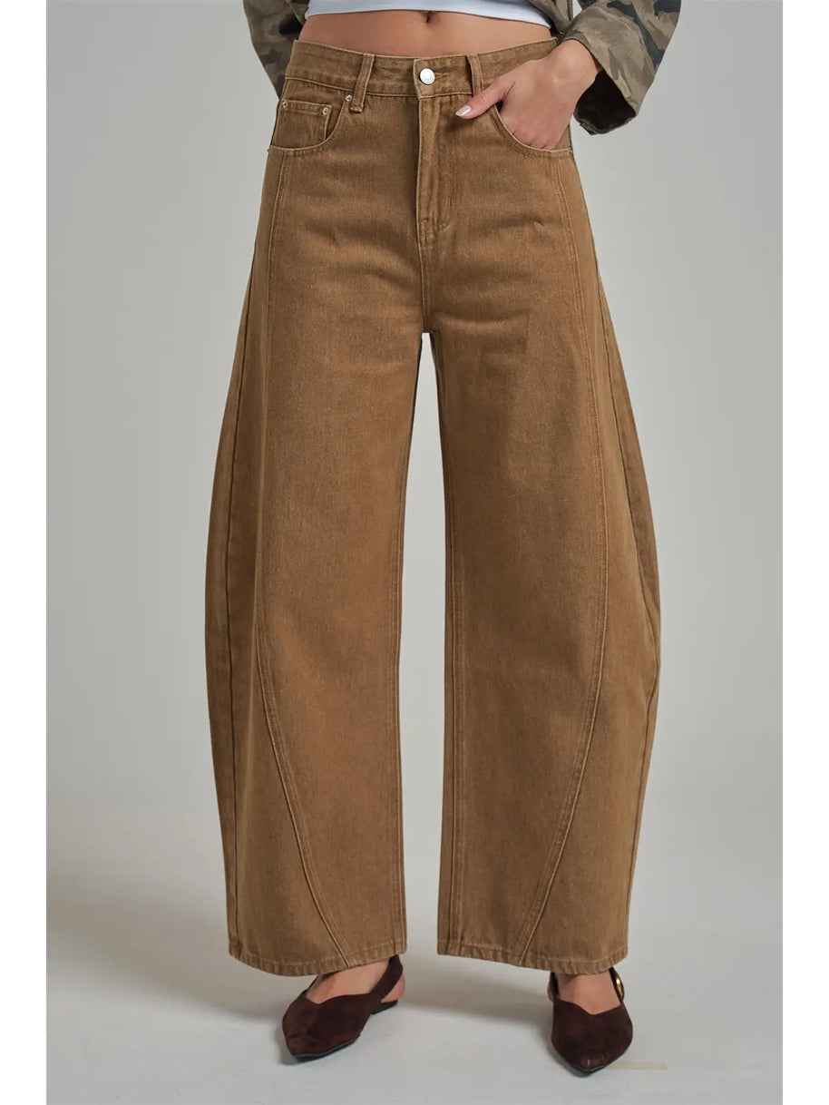 Vintage Barrel Stretchy Jeans