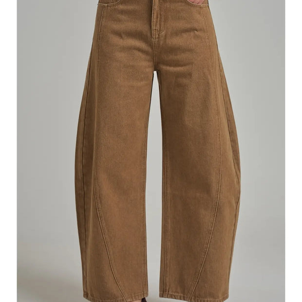 Vintage Barrel Stretchy Jeans