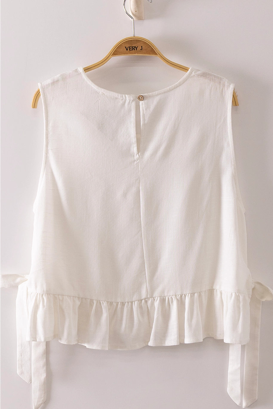 Pearlie Ruffled Top