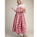 Checkered Maxi Dress