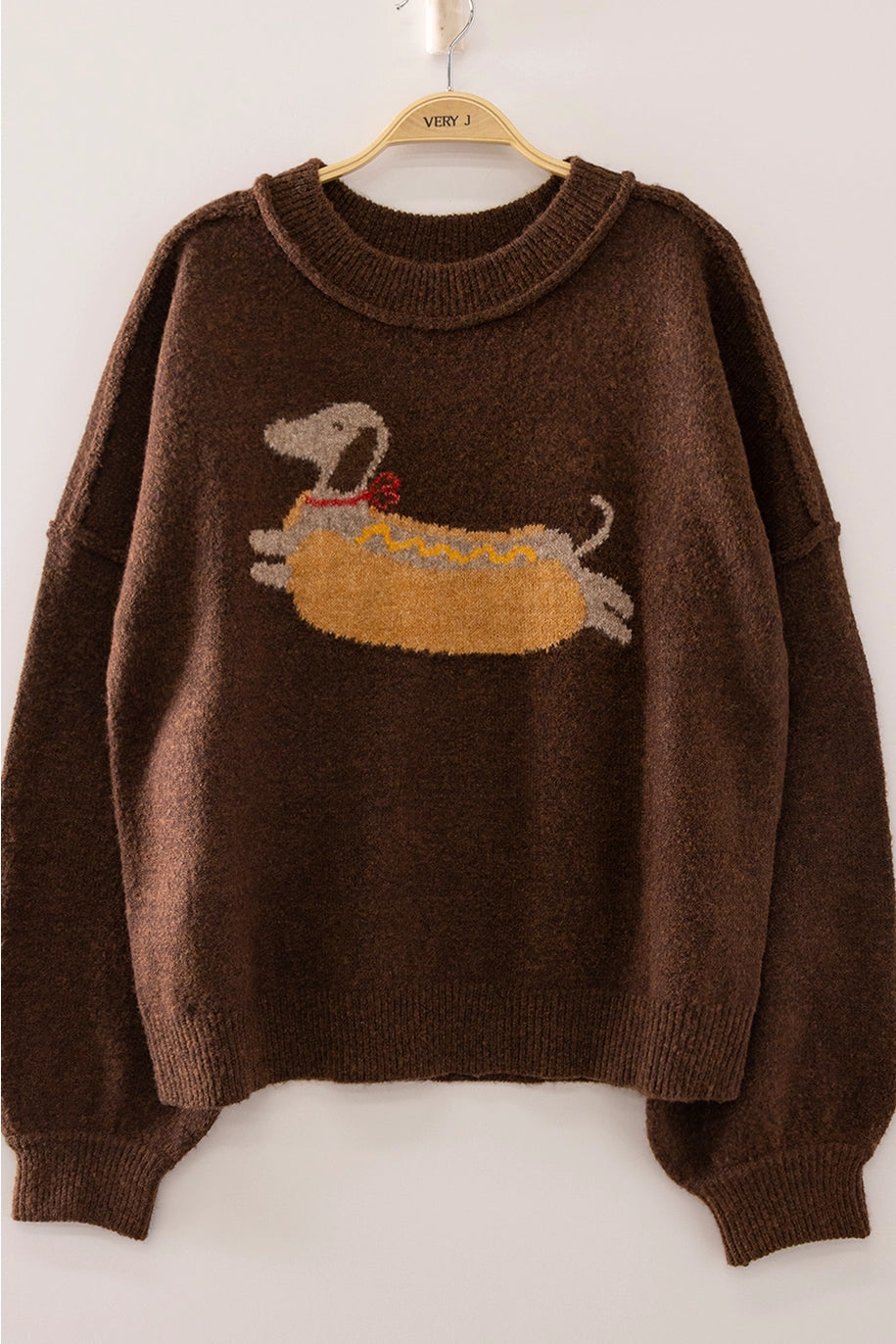 Hot Dog Sweater
